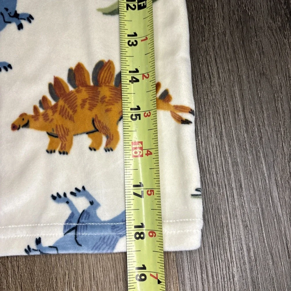 Carter's Dinosaur DreamPlush Dino Pajama Set Boy's 7 Velour Snug Fit Long Sleeve